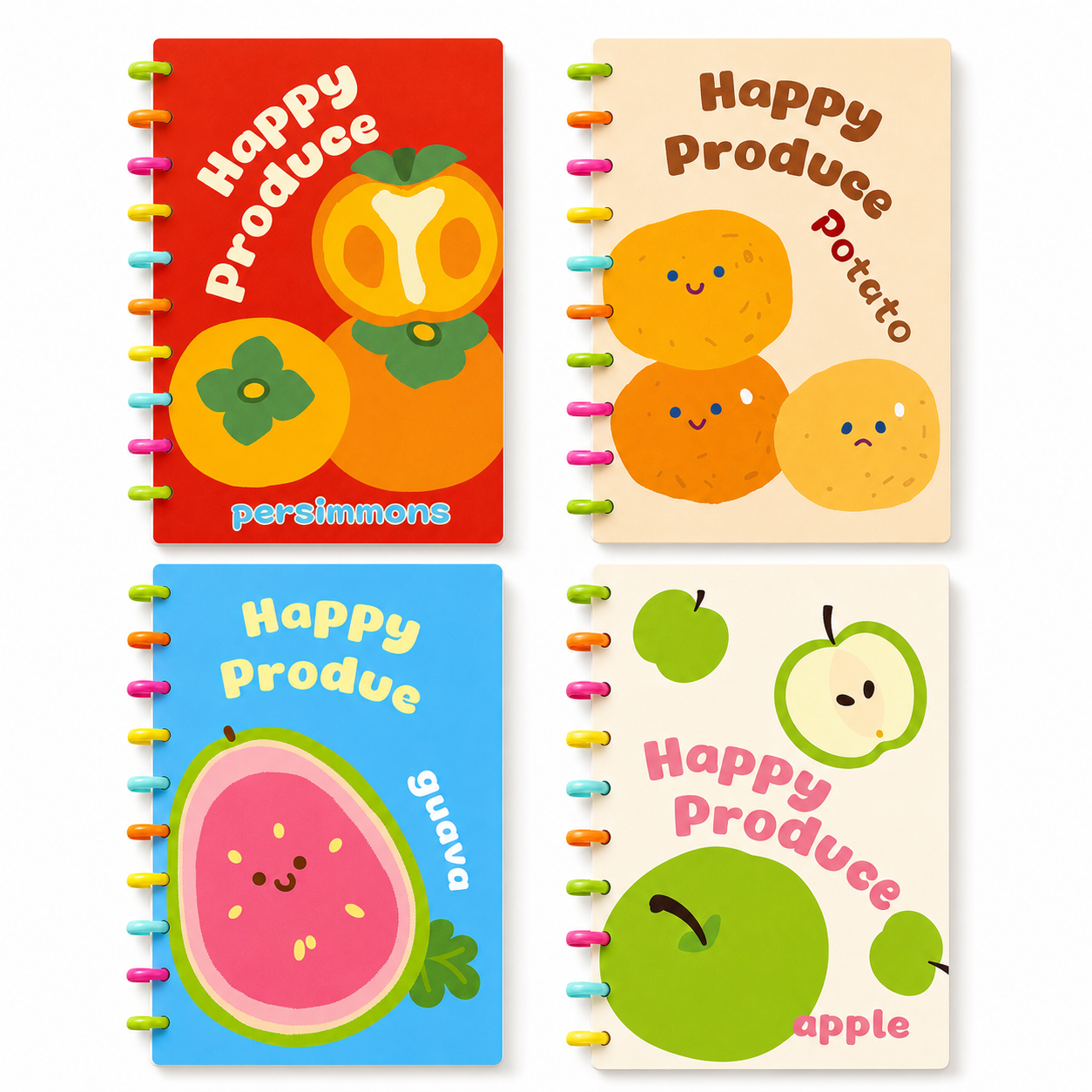 Happy Fruit Disc-Bound Notebook