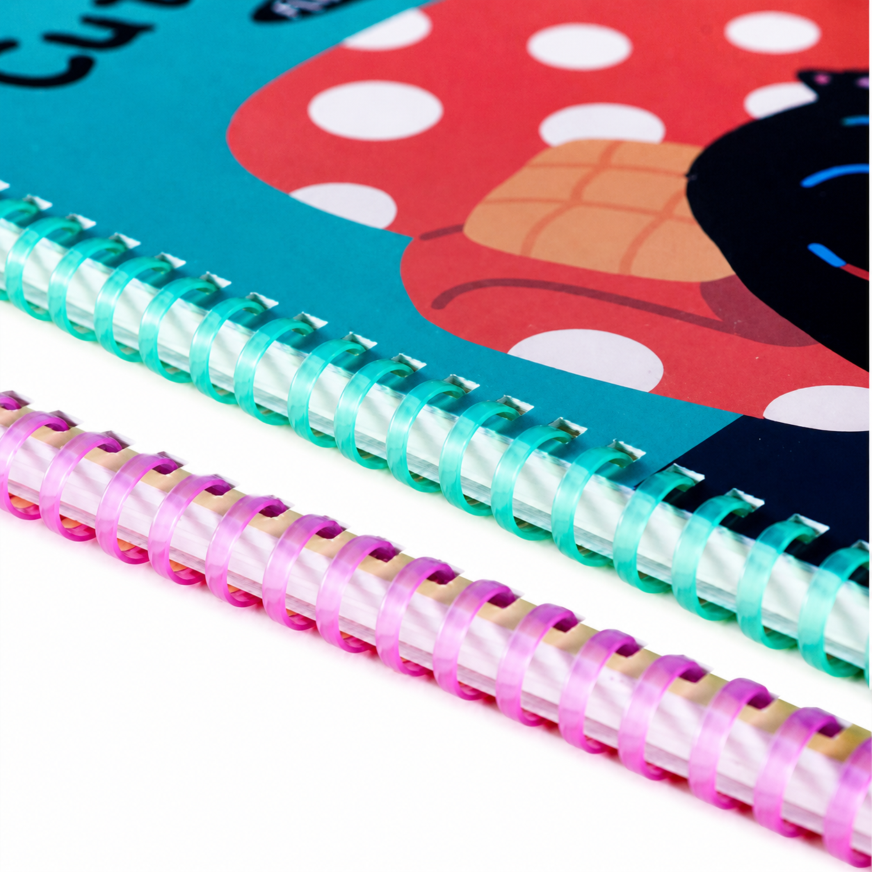 Cute Cat Spiral Notebook 2
