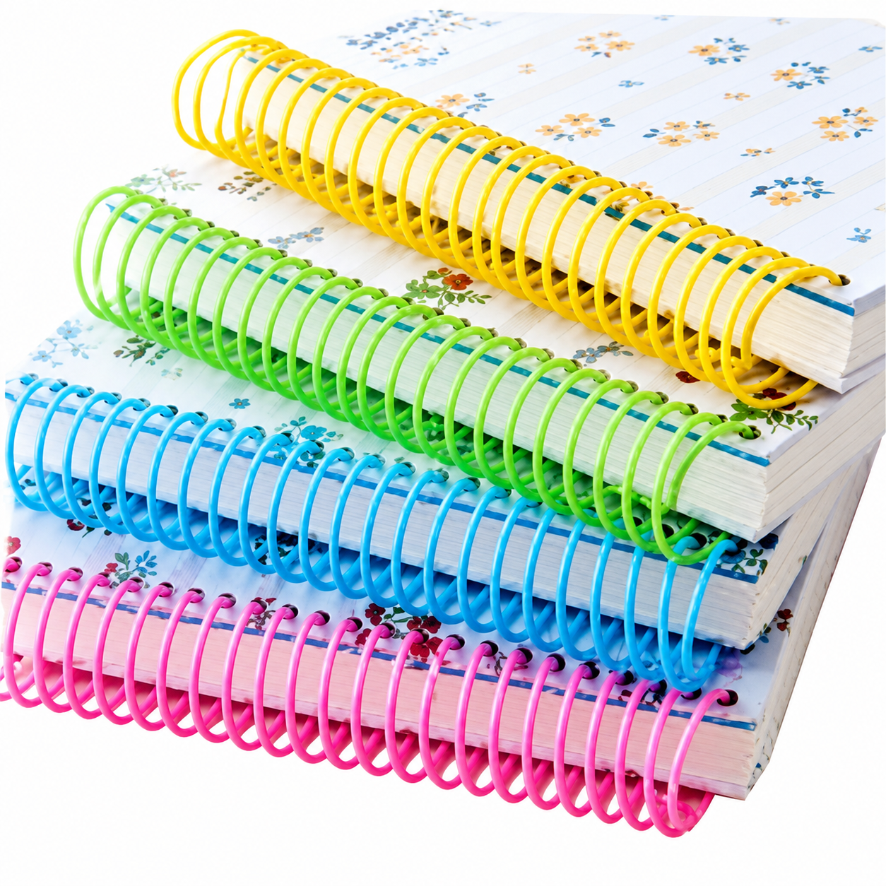 Pastel Floral Spiral Notebook 2