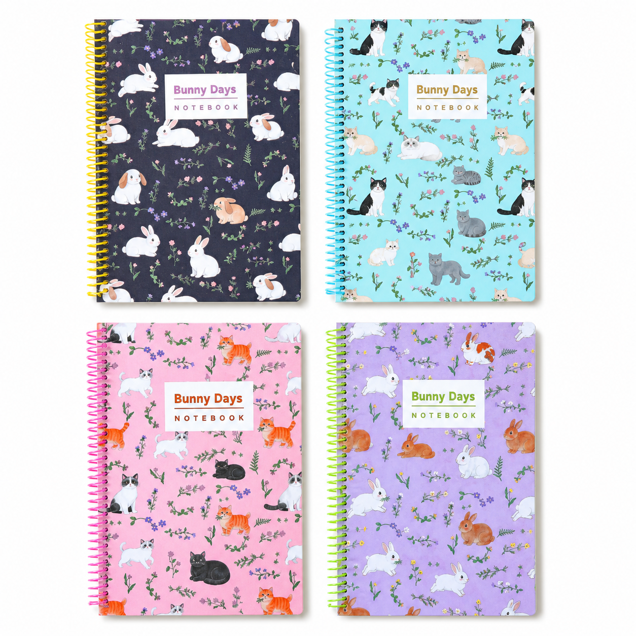 Garden Color Spiral Notebook
