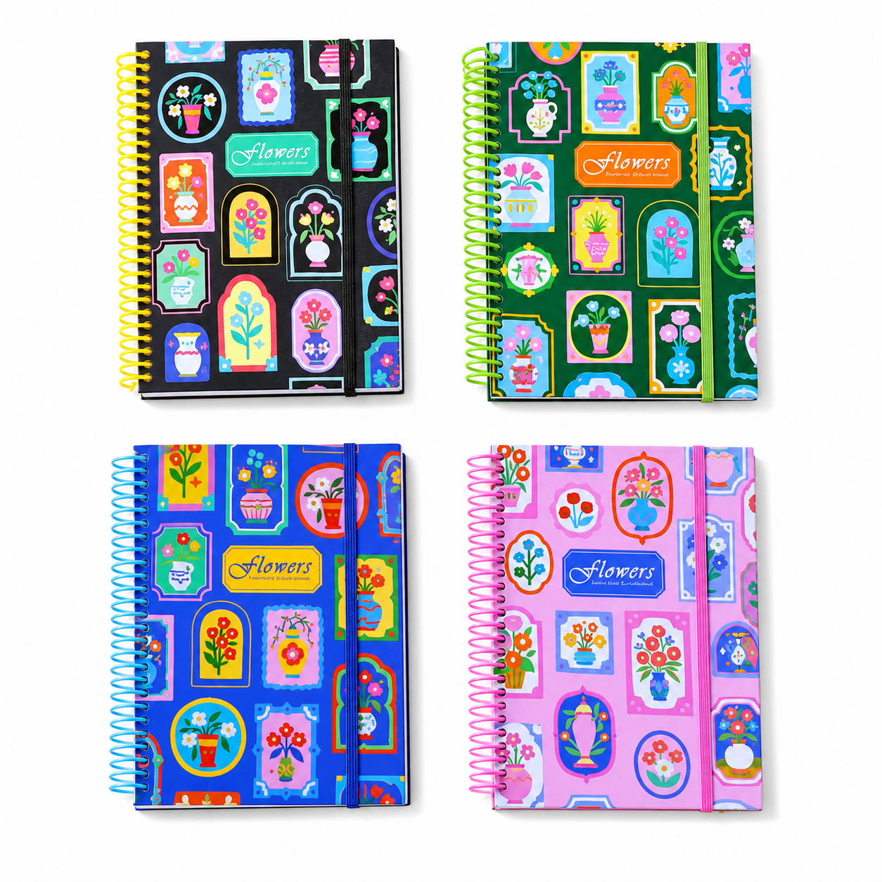 Large Spiral Graphic Notebook