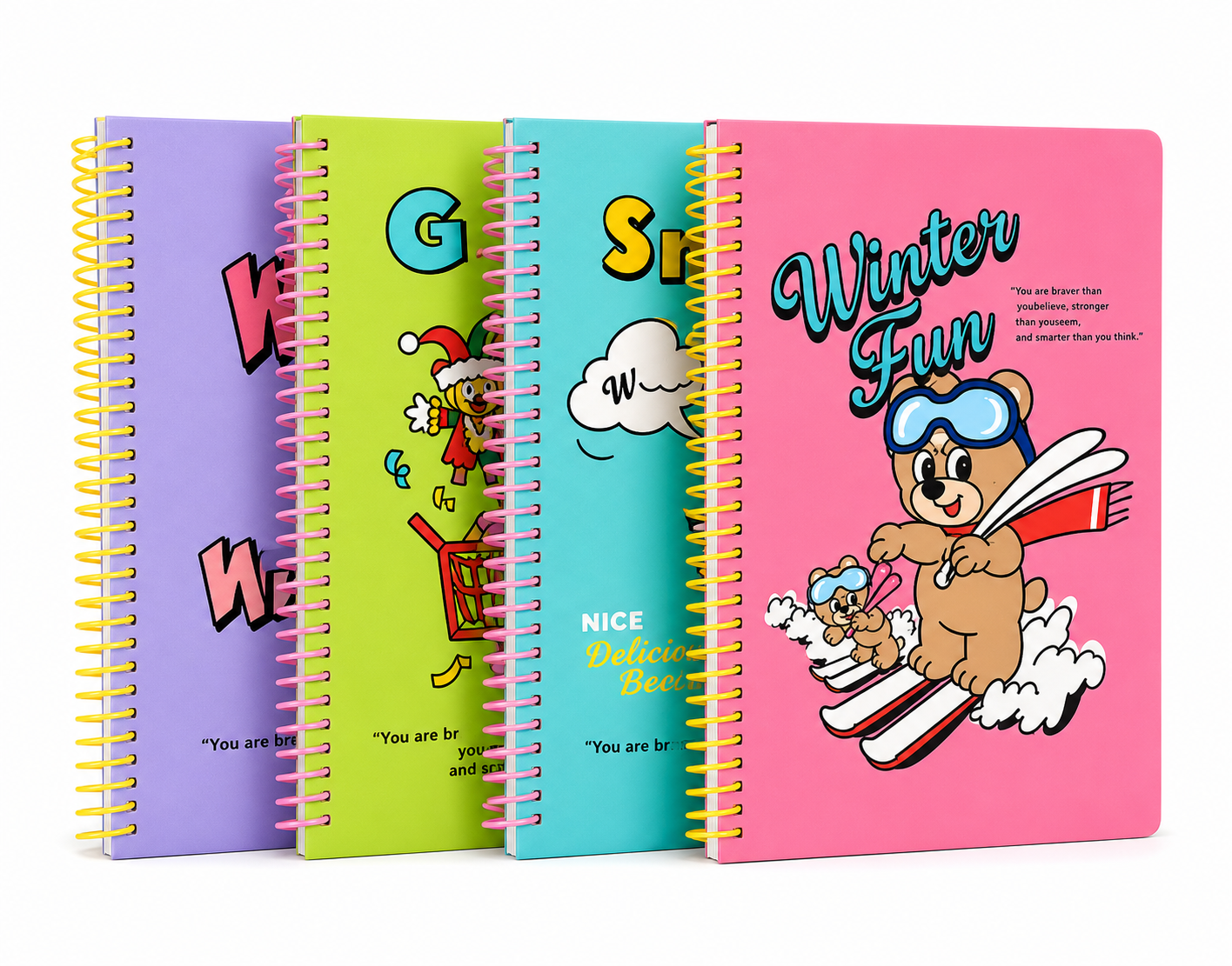 Colorful Cartoon Twin-Wire Notebook