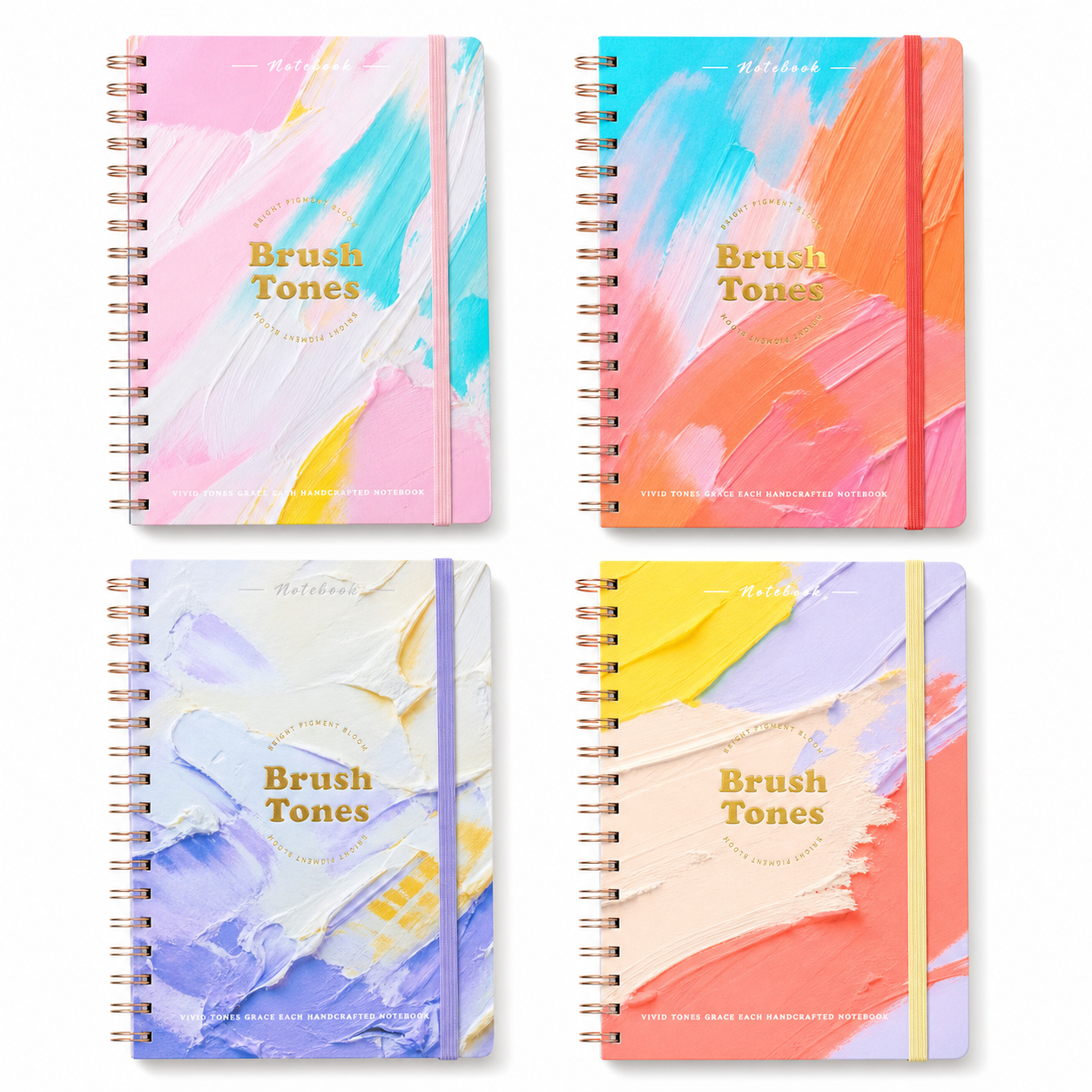 Oil Painting Hardcover Spiral Notebook