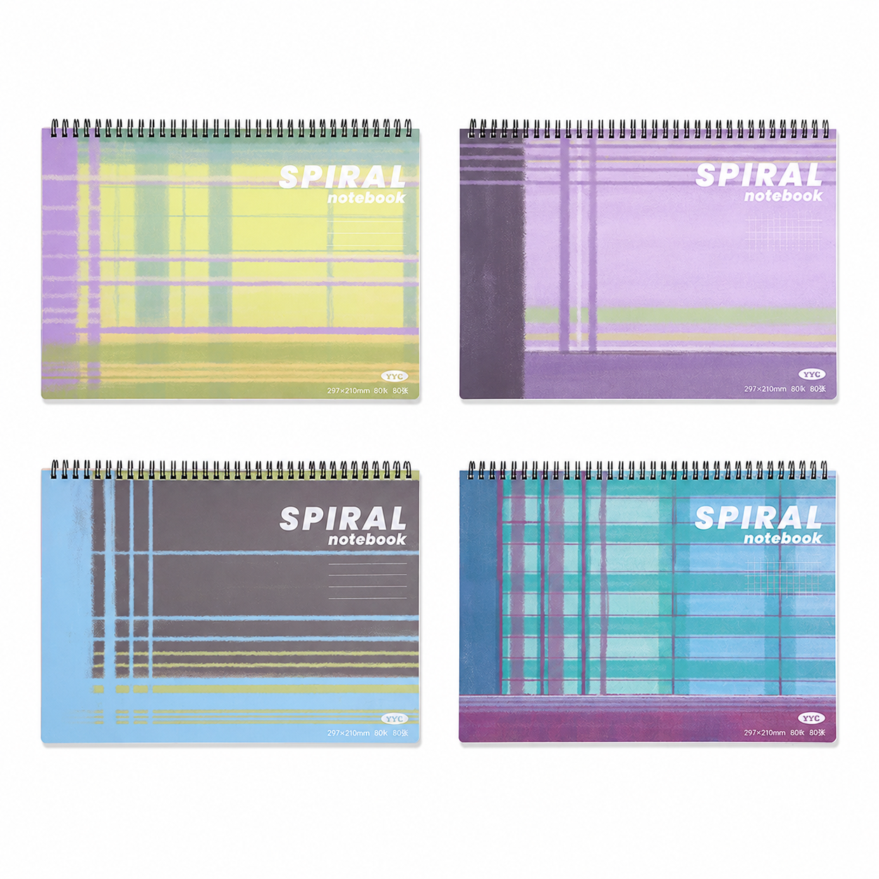 A4 PP Plaid Refill Notebook