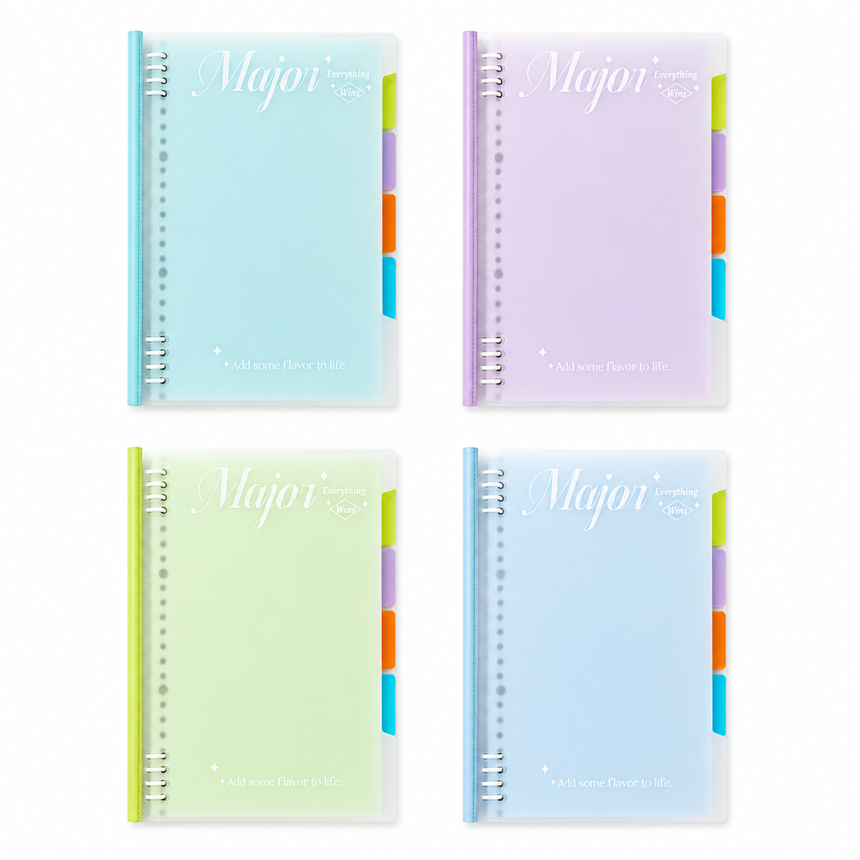 Gradient Loose-Leaf Notebook