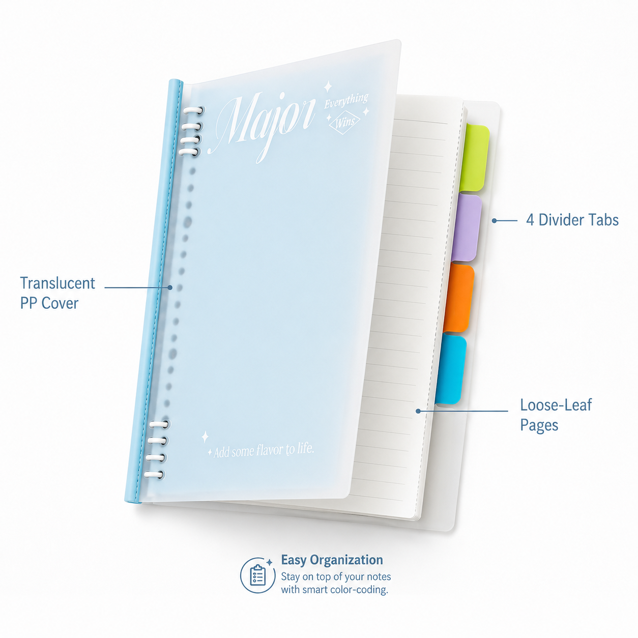 Gradient Loose-Leaf Notebook 2