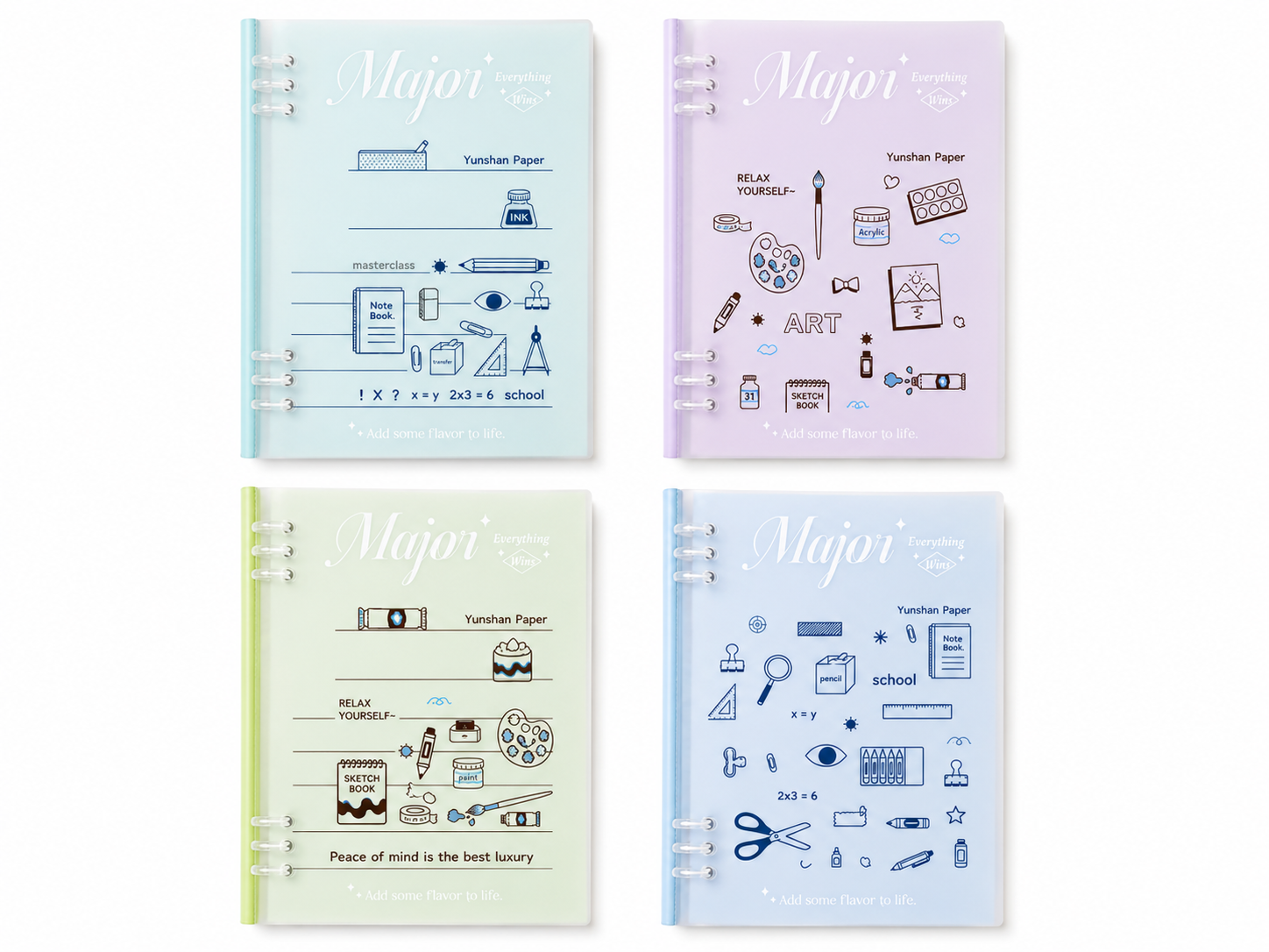 School Supplies Loose-Leaf Notebook