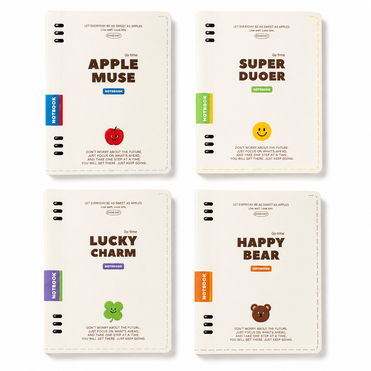 Low-Profile Ring Binder Notebook