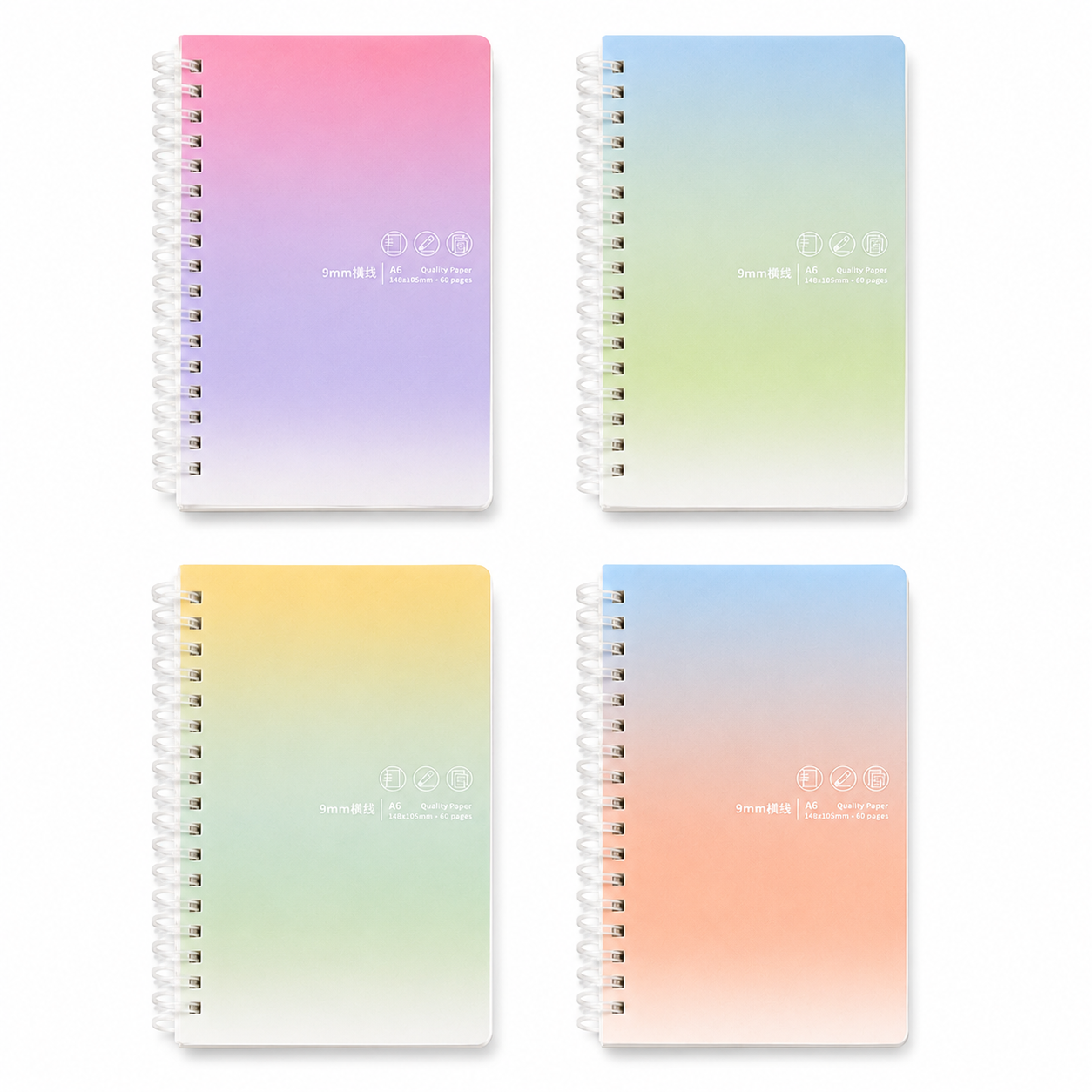 6-Ring PP Loose-Leaf Notebook