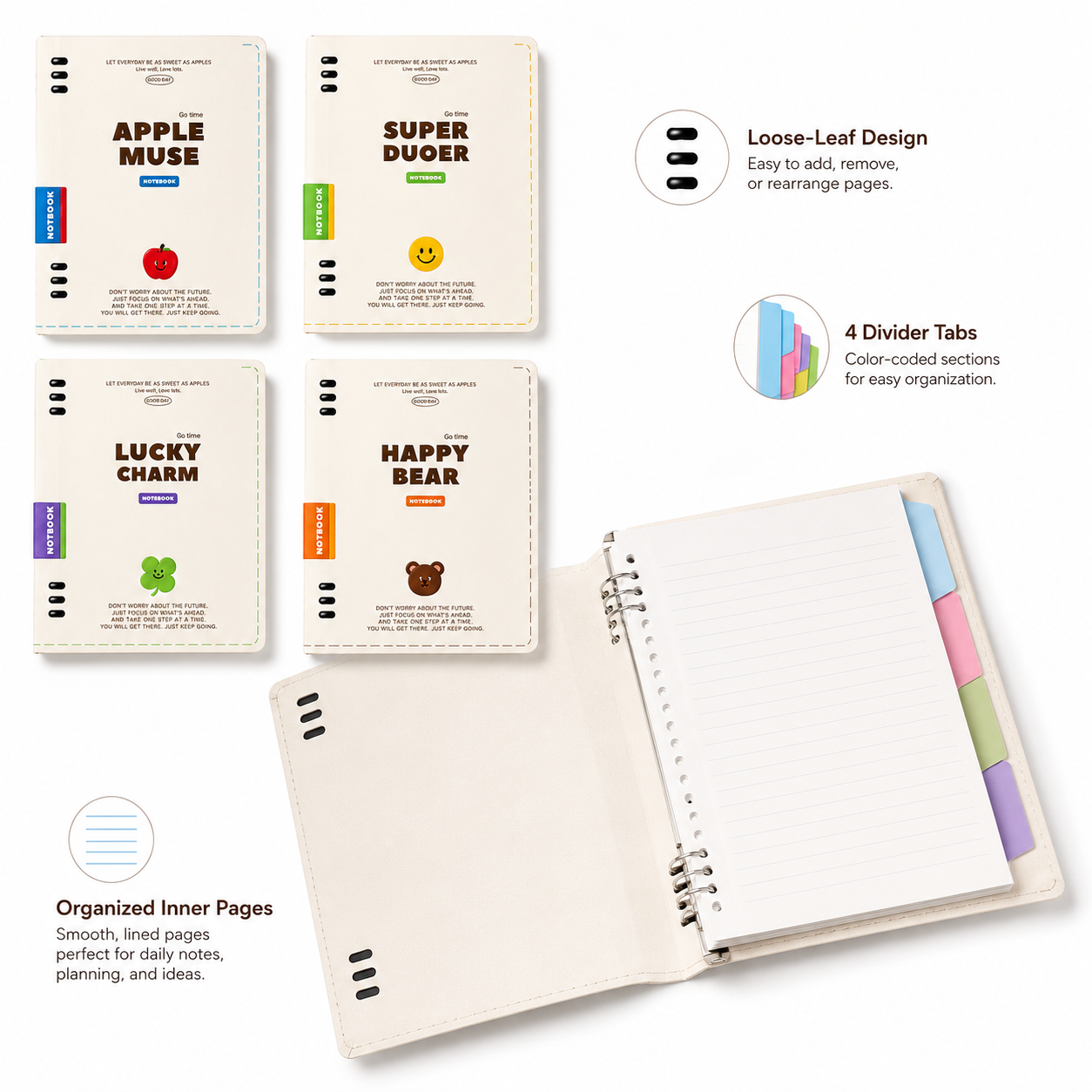 Low-Profile Ring Binder Notebook 2