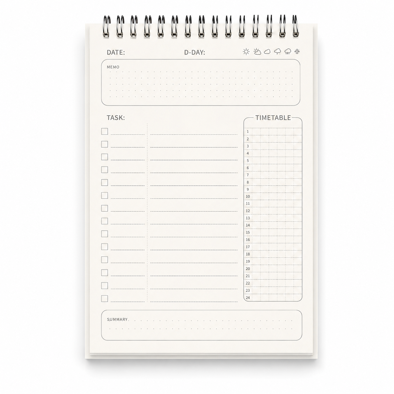 PP Cover Daily Planner