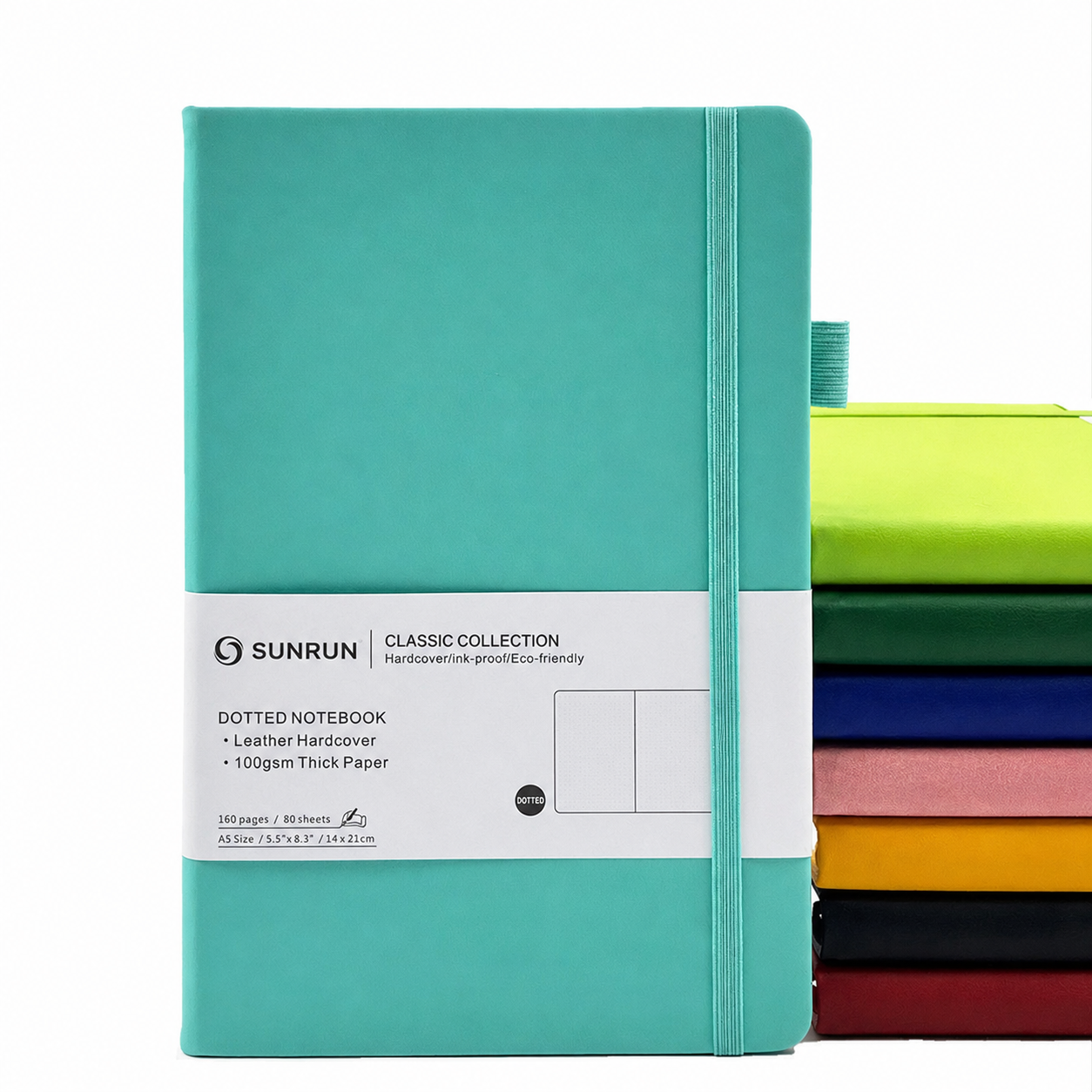 A5 Custom Logo Dotted Notebook