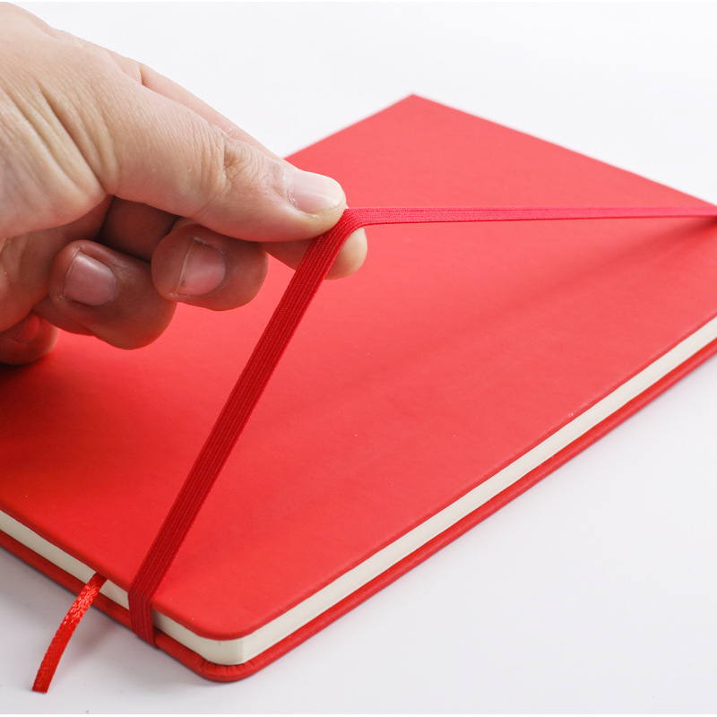 Custom Hardcover Notebook with Elastic Band and Logo Printing 3
