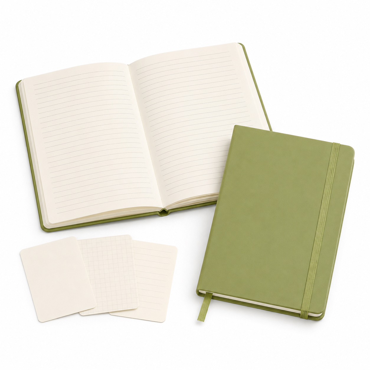 Custom Hardcover Notebook with Elastic Band and Logo Printing 4