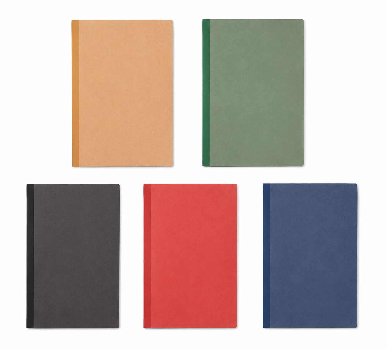 Custom Kraft Paper Cover Notebook with Logo Printing for Office and School