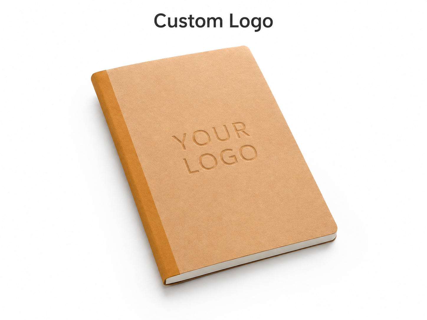 Custom Kraft Paper Cover Notebook with Logo Printing for Office and School 2