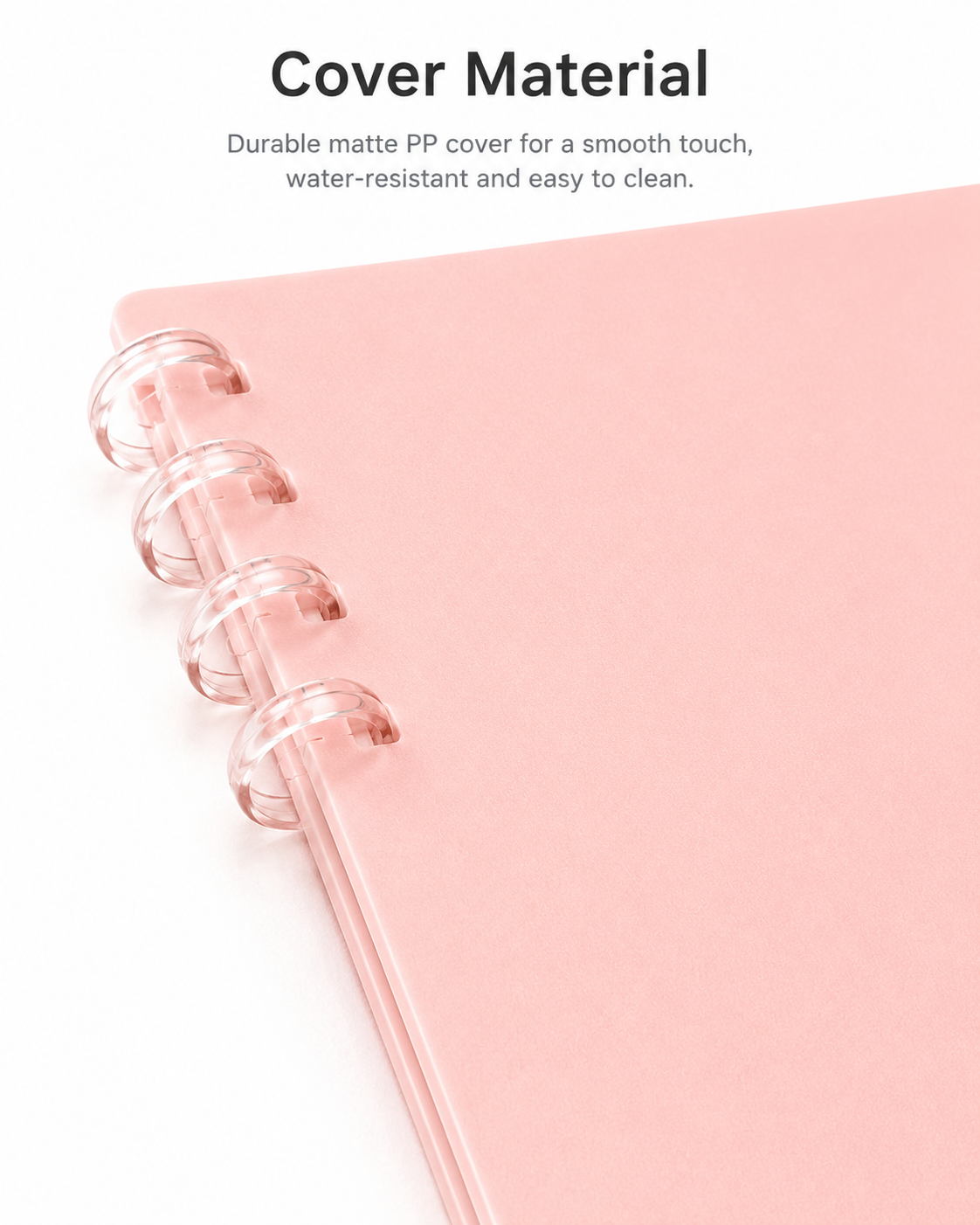 Custom Loose Leaf Notebook with PP Cover and Refillable Inner Pages 3