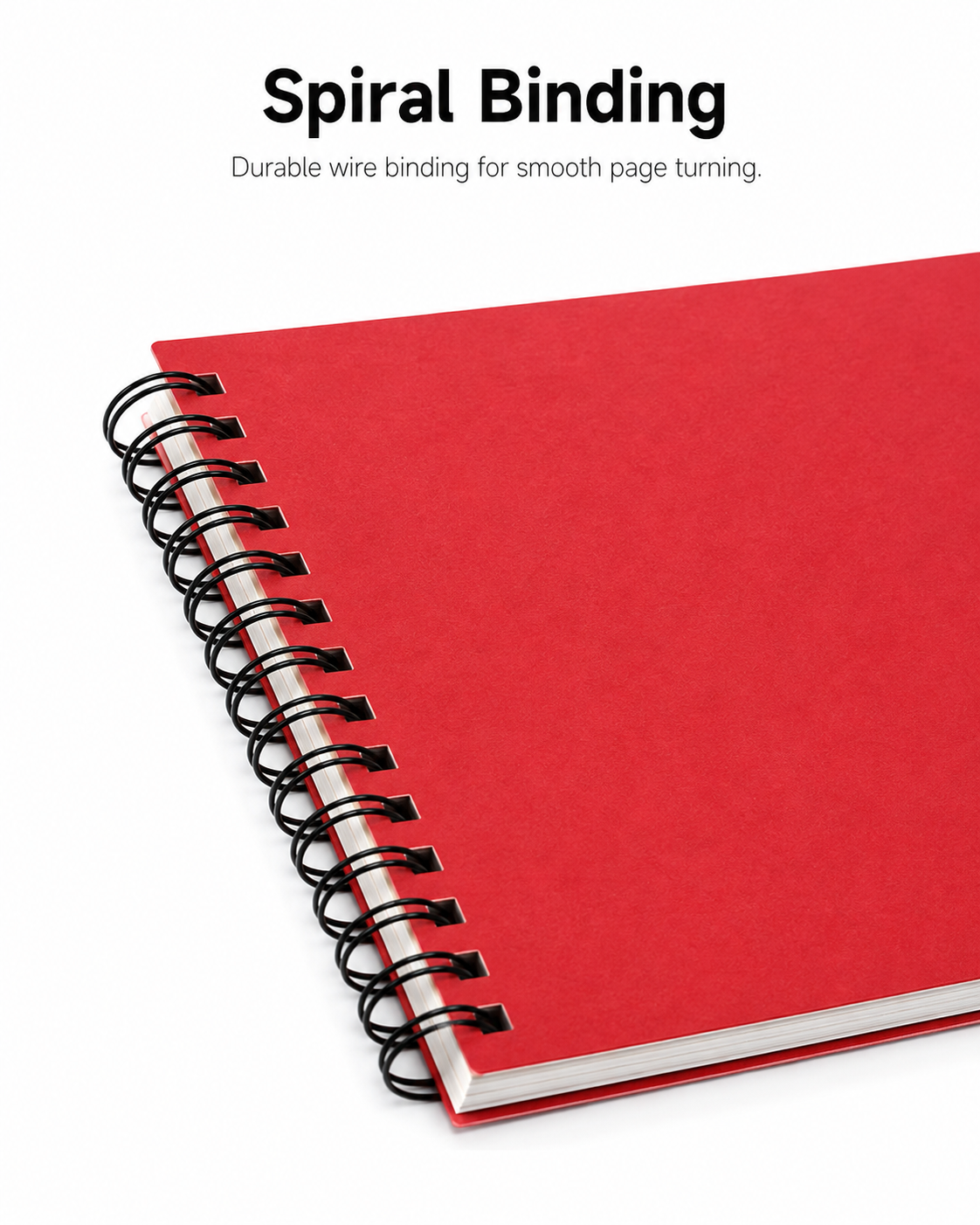 Custom Spiral Notebook with PP Cover for School Office and Promotional Use 3