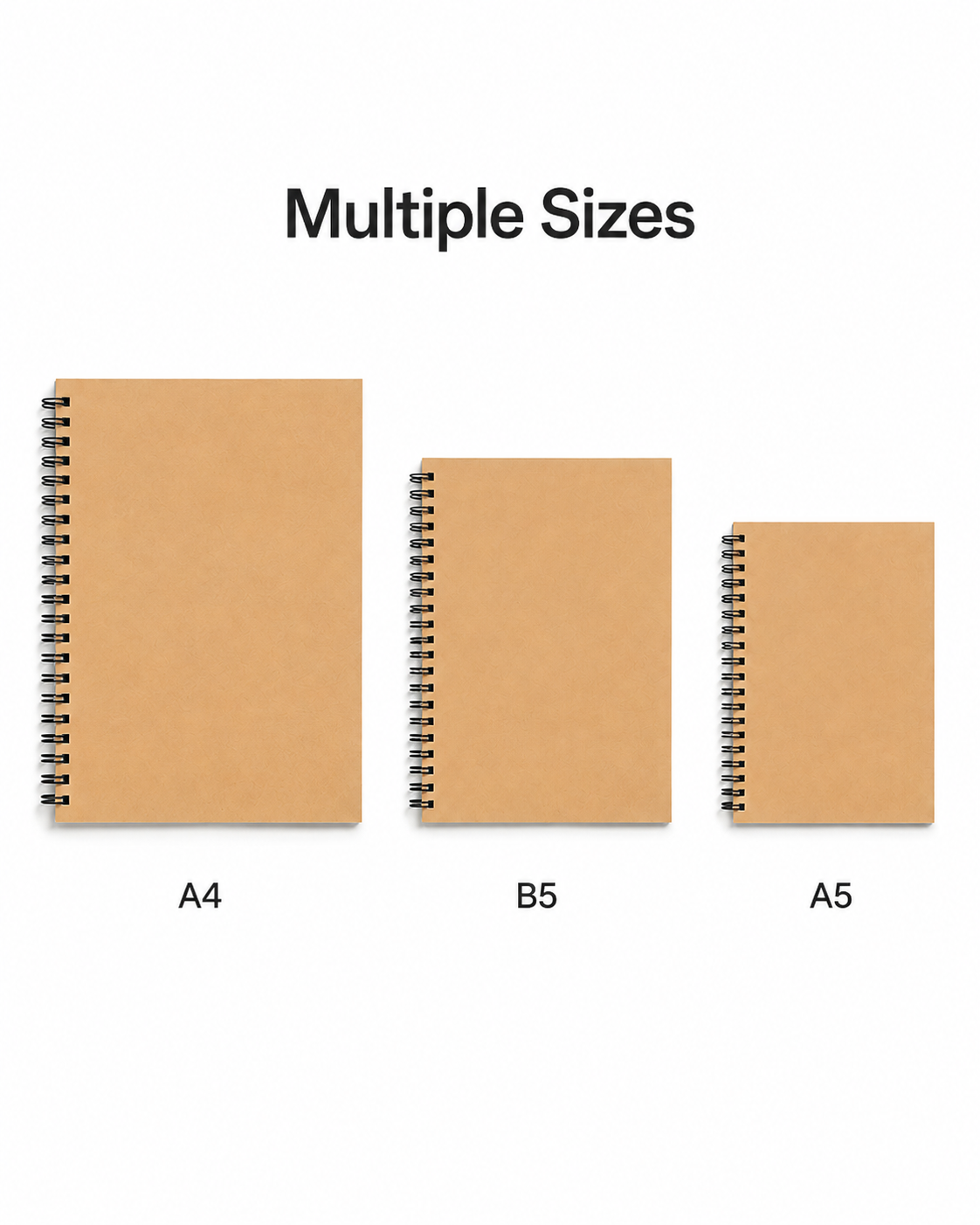 Custom Spiral Notebook with PP Cover for School Office and Promotional Use 4