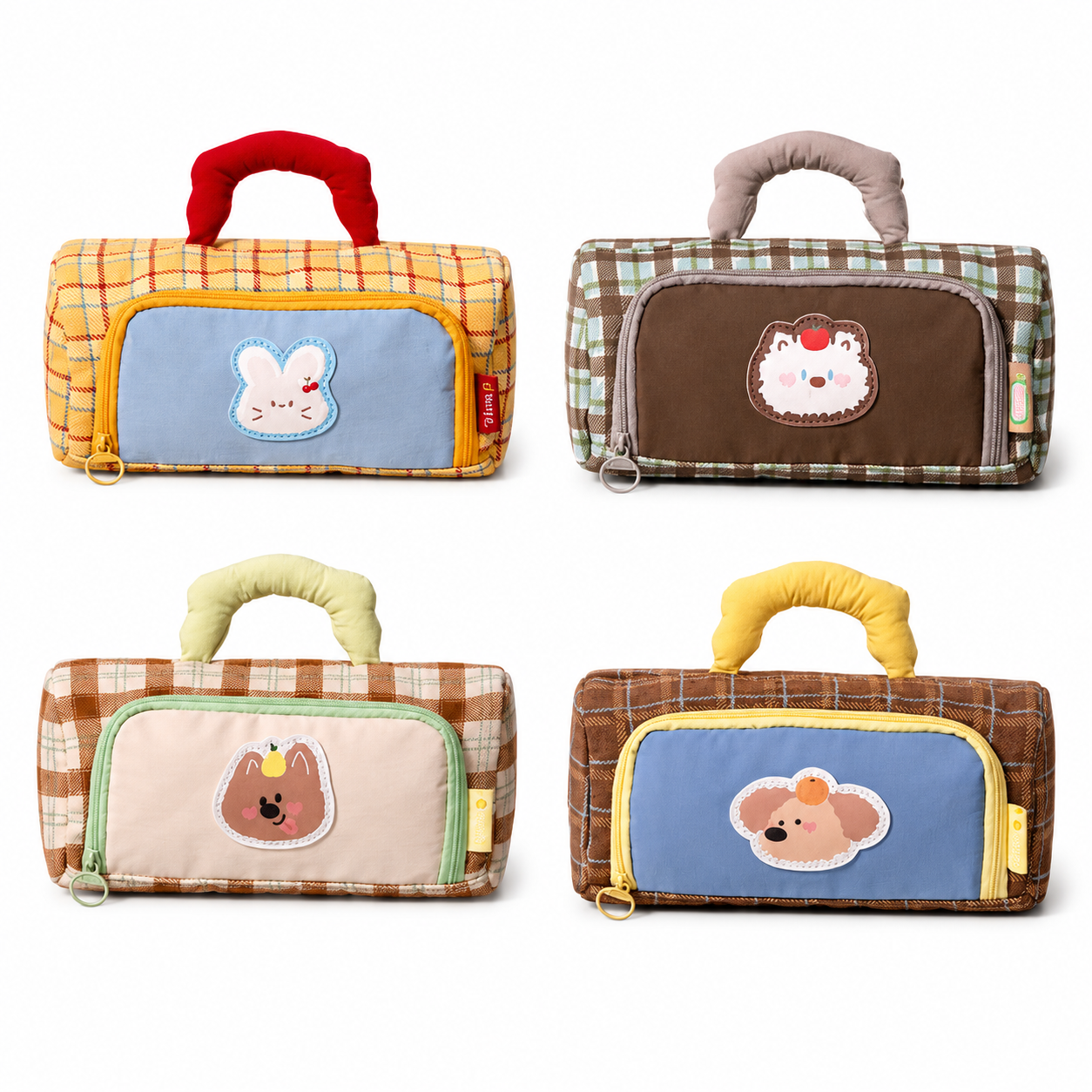 Wondland Plaid Soft Handle Pencil Case