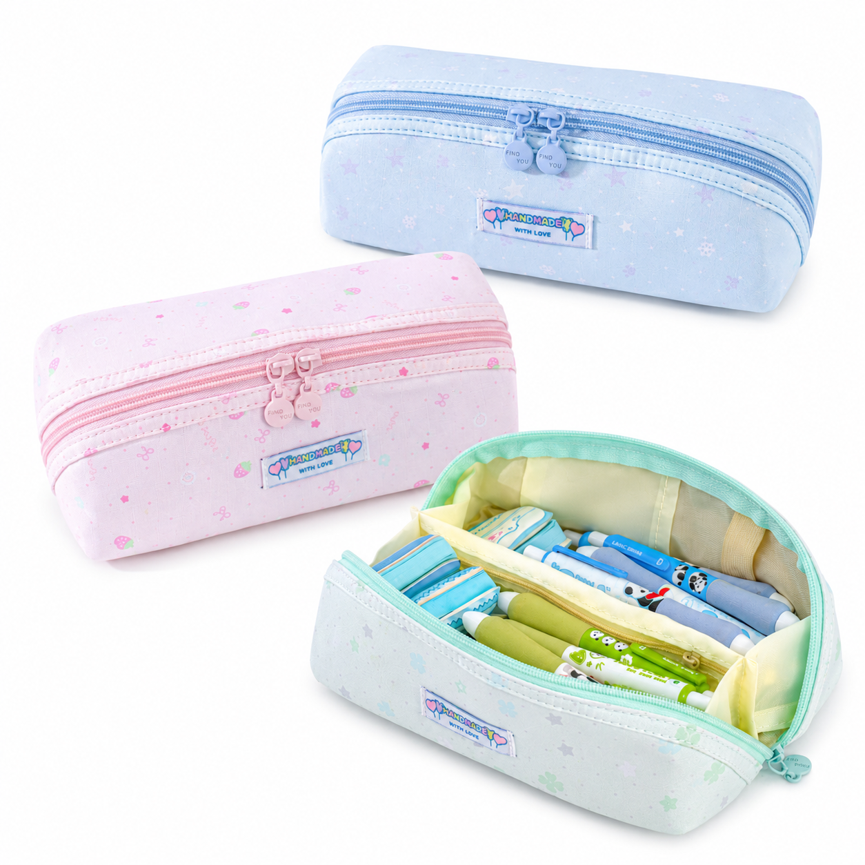 Twinkle Treats Wide-Opening Pencil Case