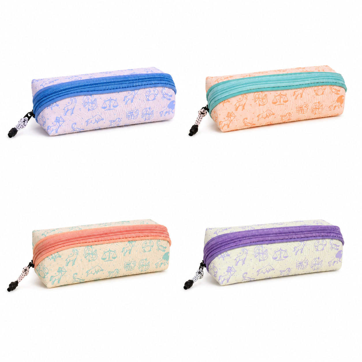 Starlit Zodiac Shell-shaped Pencil Case