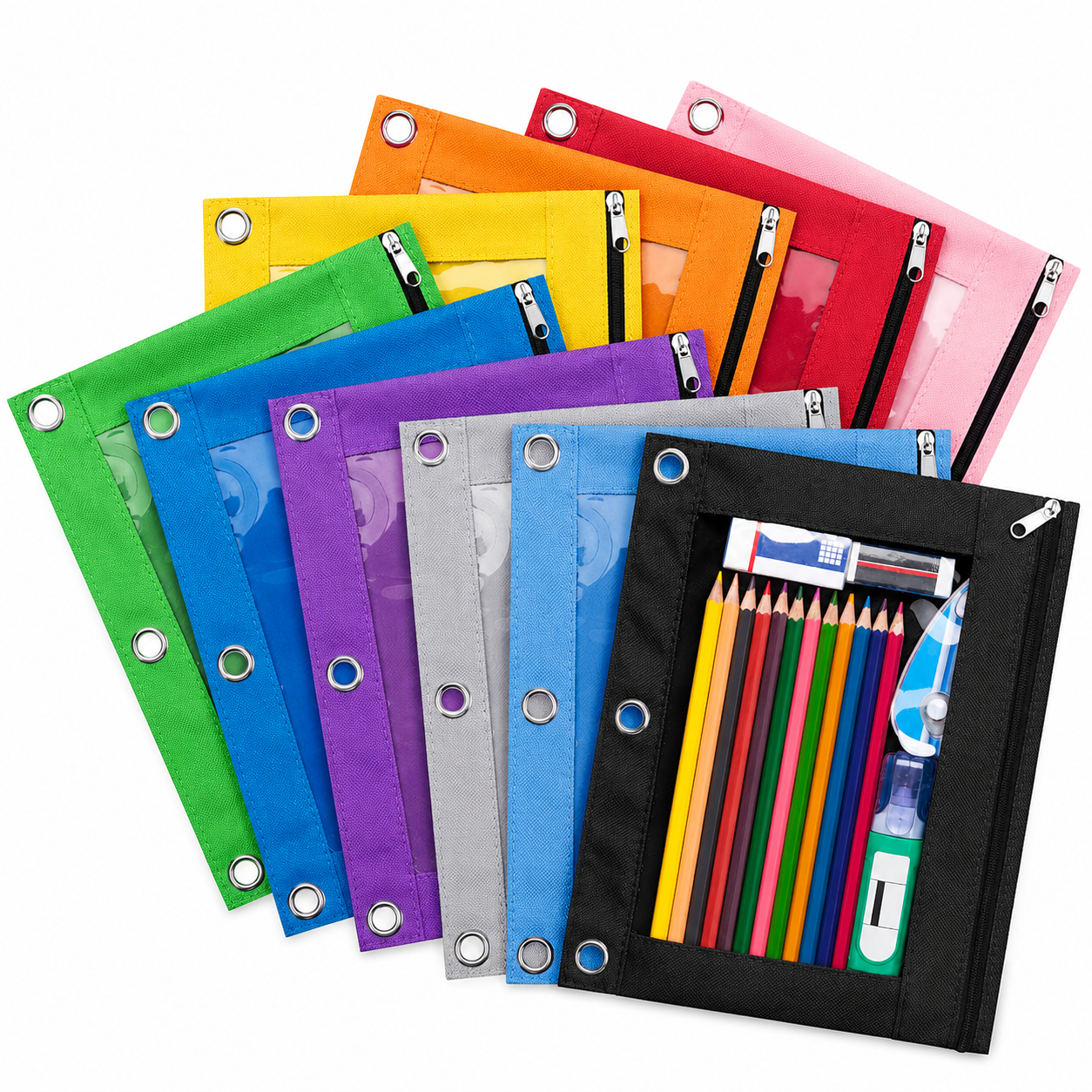 3 Ring Binder Pencil Pouch