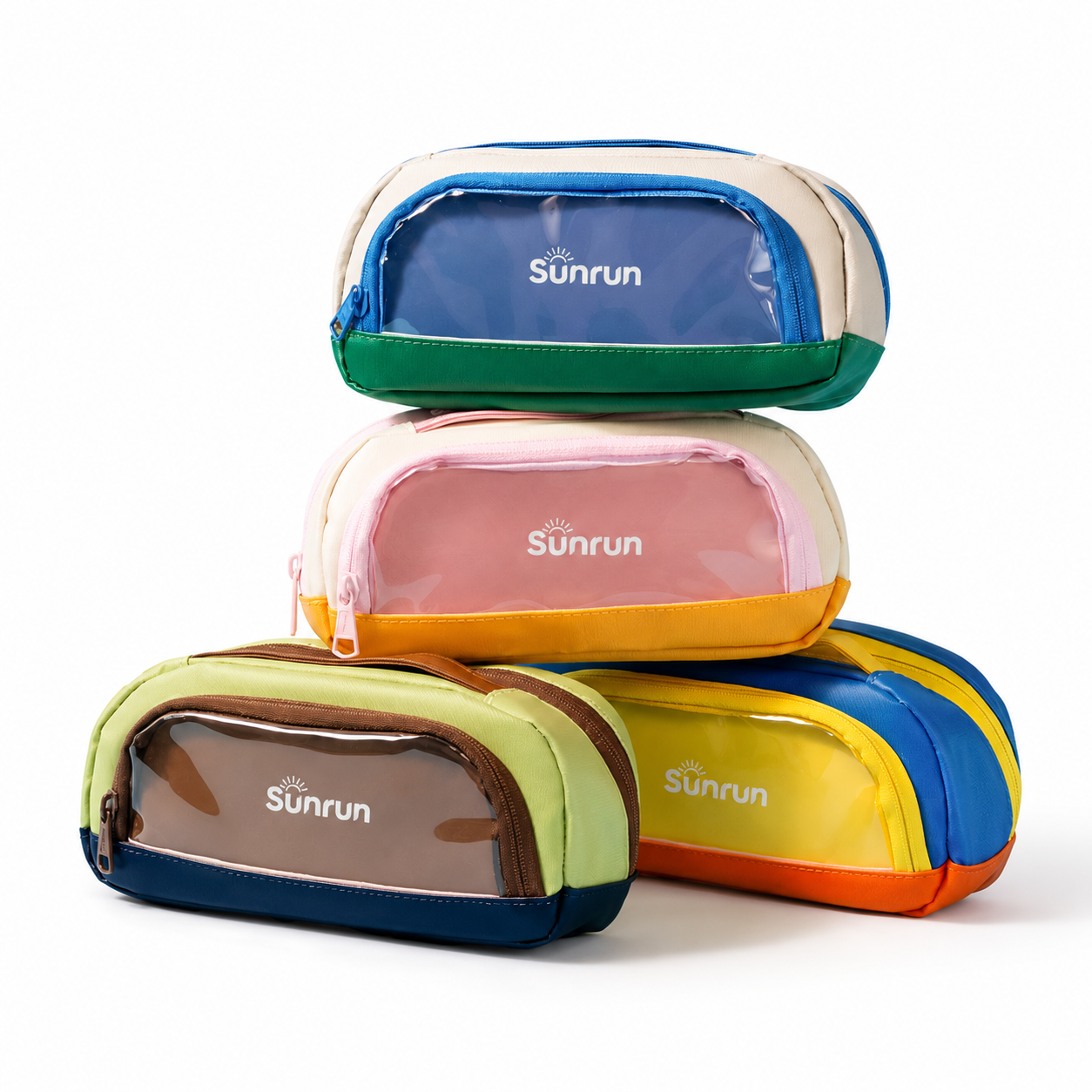 Magnetic Stand-Up Triangle Pencil Case