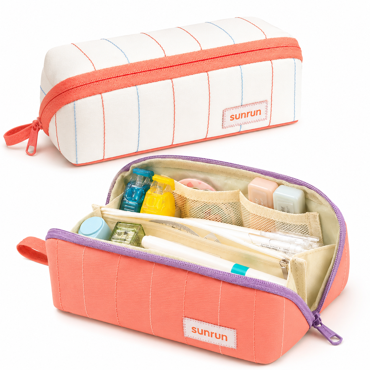 Waterproof Wide-Opening Pencil Case