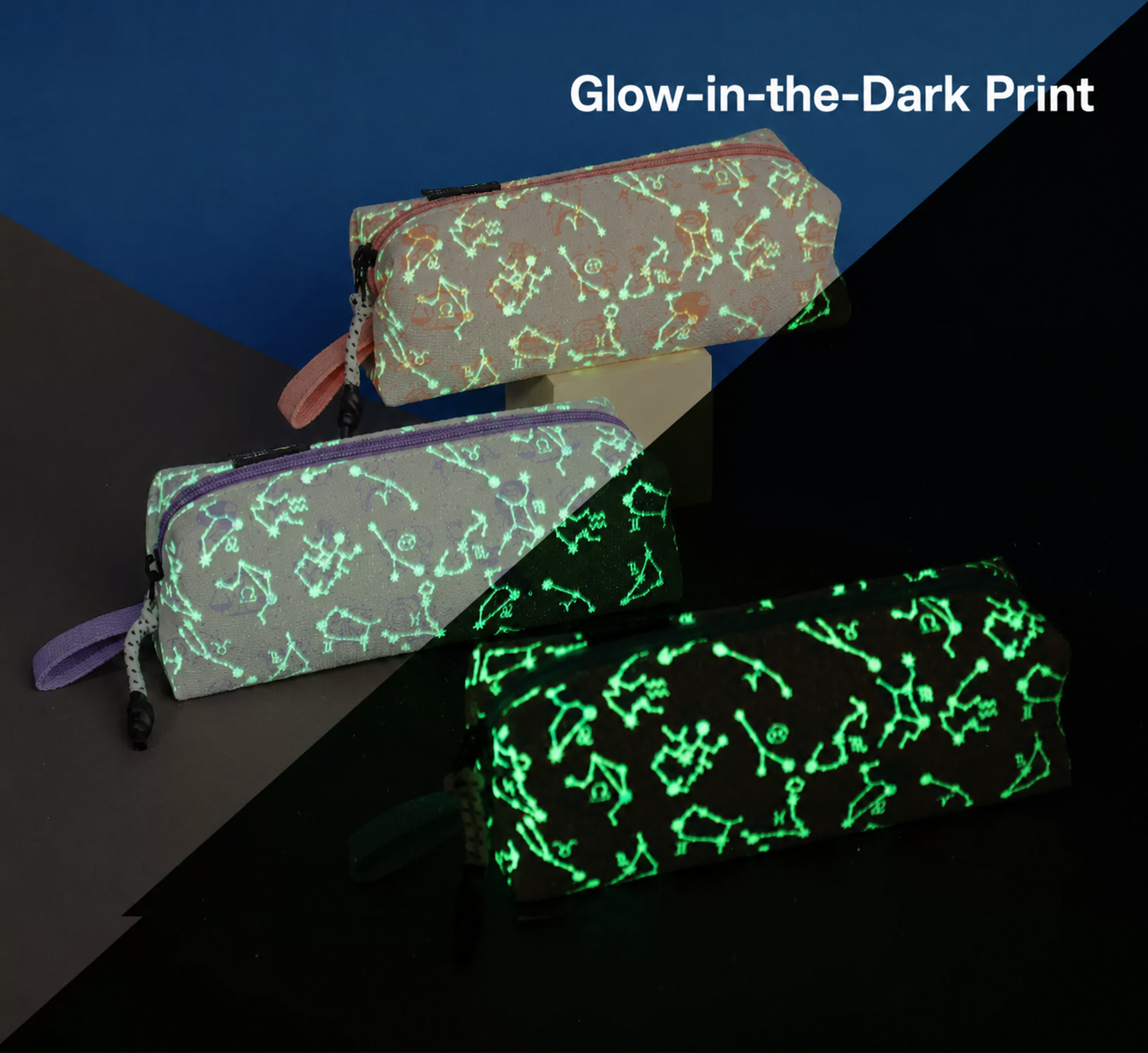 Starlit Zodiac Carry Handle Pencil Case 2