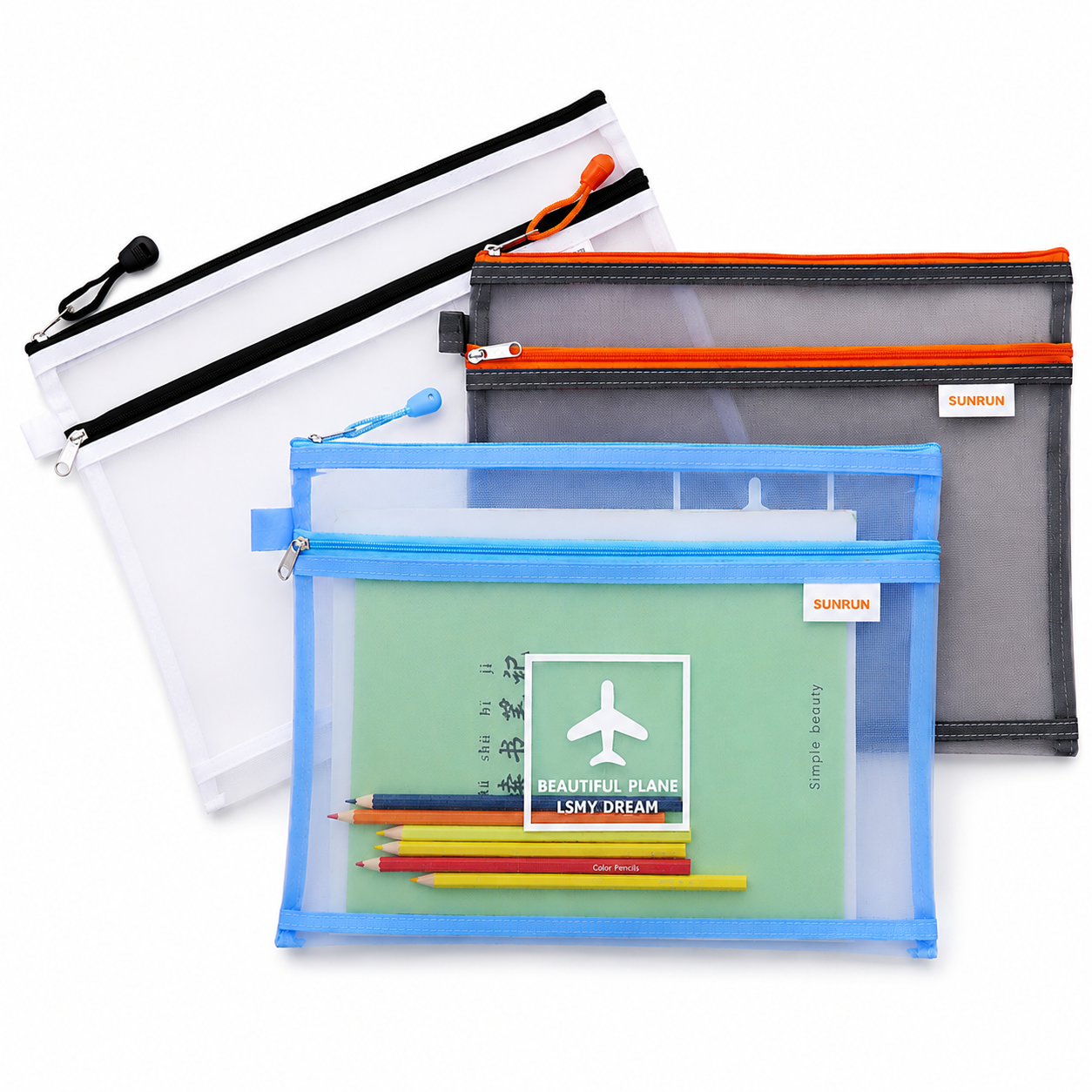 Printed Mesh Storage Bag