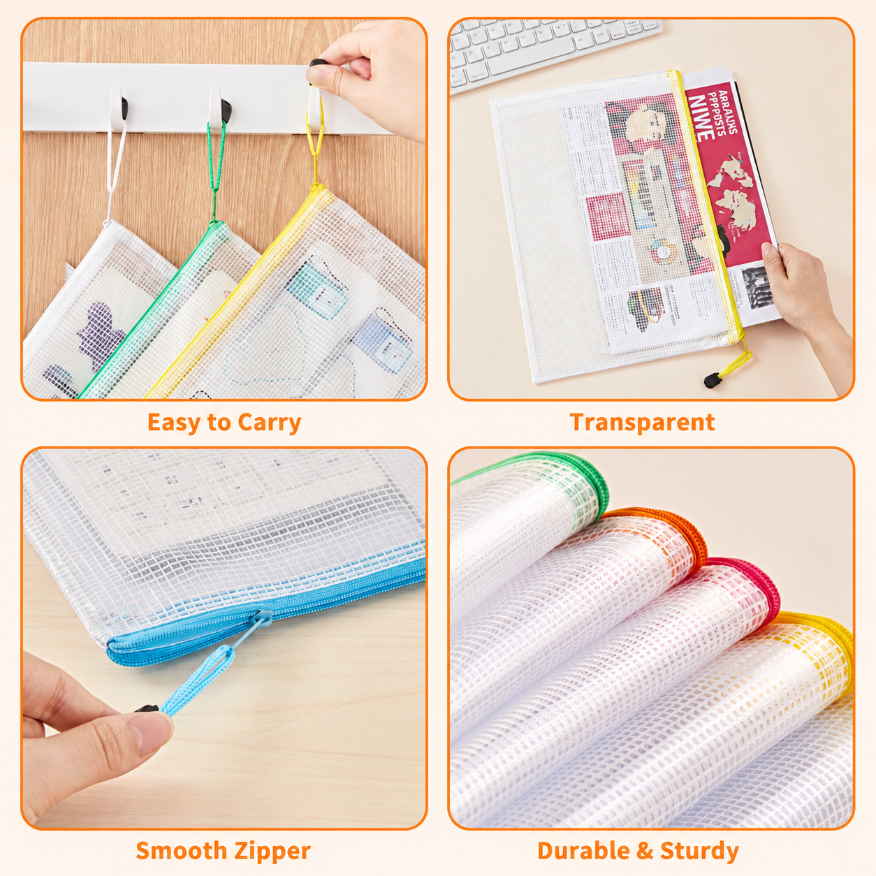 Mesh Zipper Pouch 5