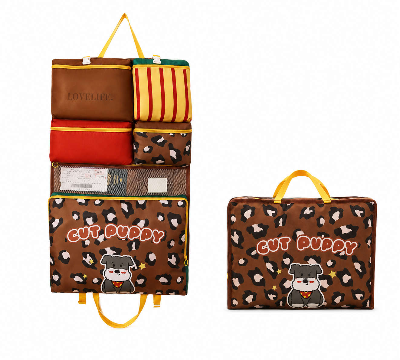 7-in-1 Foldable Travel Organizer Bag Set