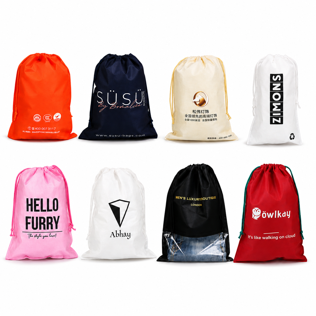 Custom Non-Woven Drawstring Bag